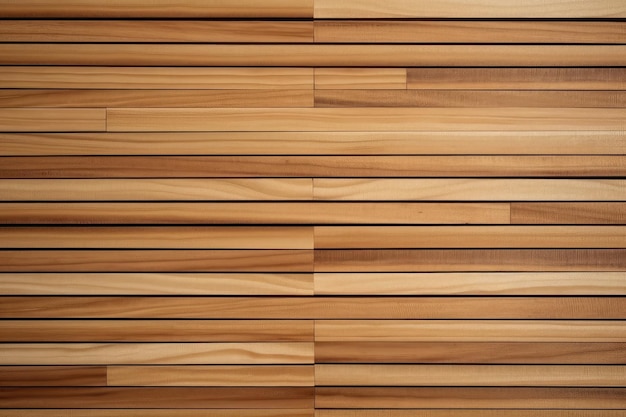 Wooden slats Natural wood lath line arrange pattern texture AI generated