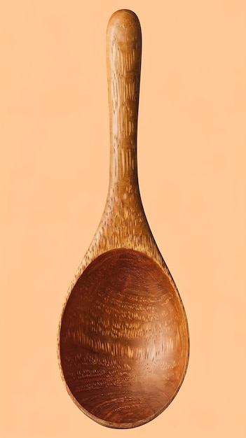 Photo wooden spoon isolated on transparent background