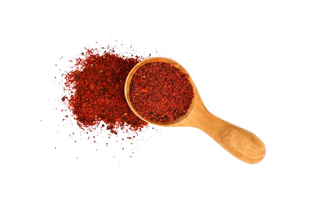 Wooden spoon of sundried tomatoes