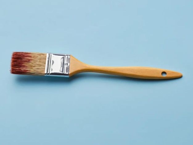 a wooden spoon with a label that says  grout  on it