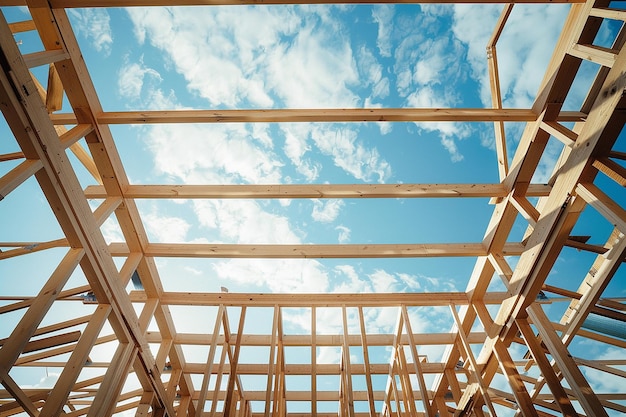 a wooden structure with the word on it