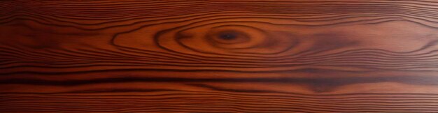 Photo wooden surface exhibiting rich reddishbrown color and unique grain patterns