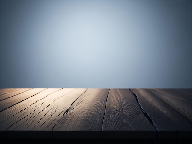 Wooden table and blur tropical white background product display montage High quality photo 8k FHD