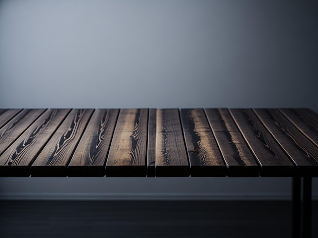 Wooden table and blur tropical white background product display montage High quality photo 8k FHD