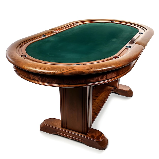 a wooden table with a green glass top that says  the word  on it