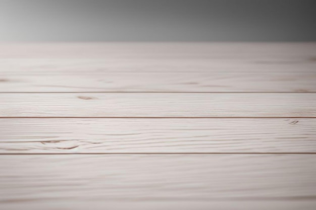 Photo a wooden table with a white background with a light brown color