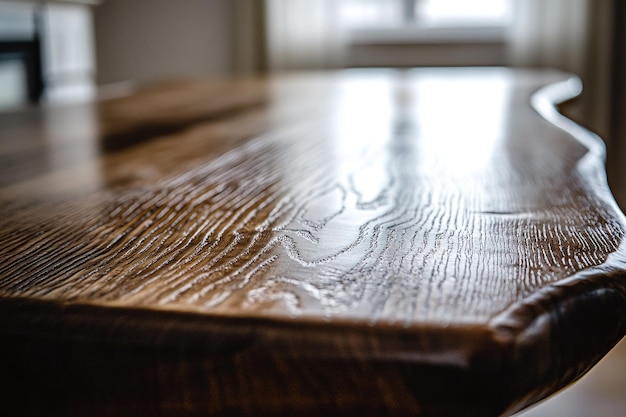 Photo a wooden table