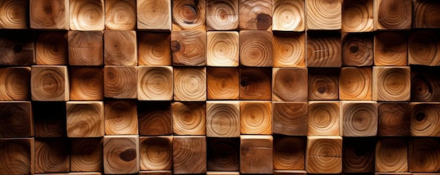 Wooden texture background Abstract brown wood pattern Generative AI