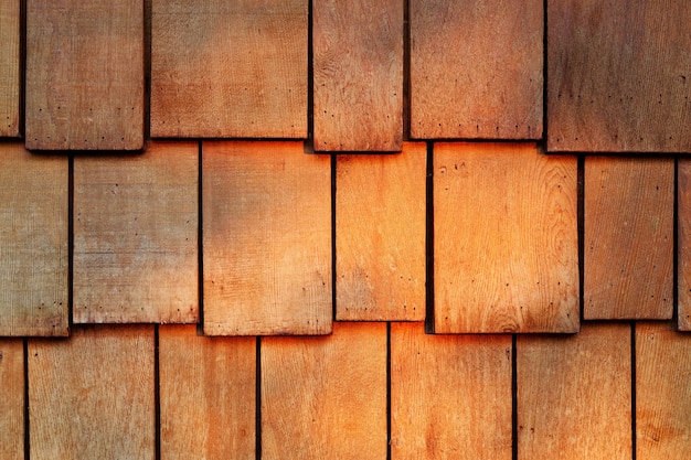 Wooden texture of cedar shingles