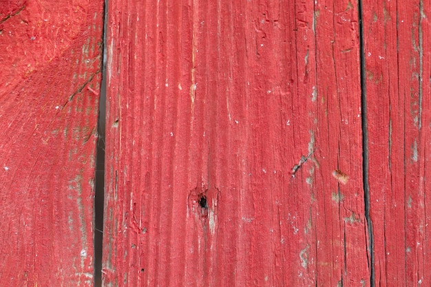 Wooden vintage and retro red background or texture