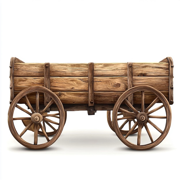 a wooden wagon with a wooden wheel that says quot the word quot on the bottom