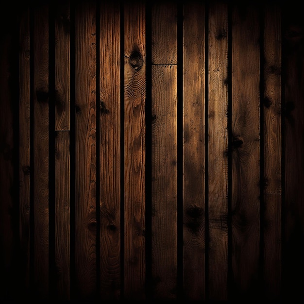 A wooden wall with a dark background and a light brown background.