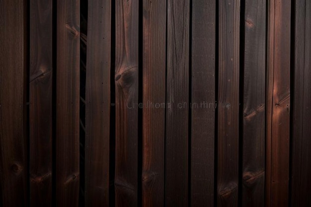 Photo a wooden wall with a dark brown background with a pattern of lines on it