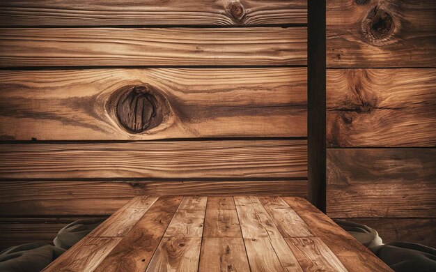 Photo a wooden wall with a plant and pot on it