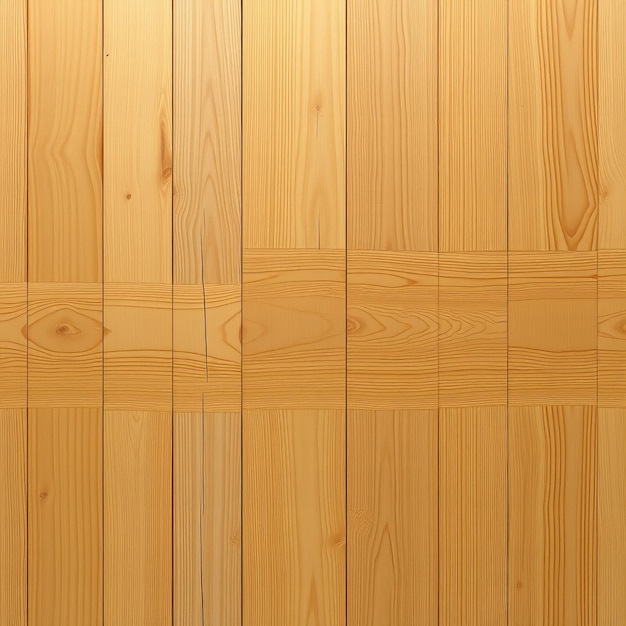 a wooden wall with a square pattern on it and a wooden floor