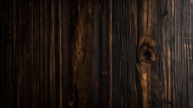 Photo a wooden wall with a tree trunk that has a face on it