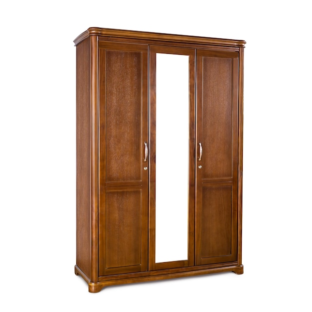 wooden wardrobe furniture for bedroom brown wood color stylish mordern