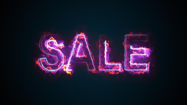 The word SALE