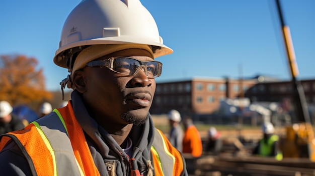 A worker in construction