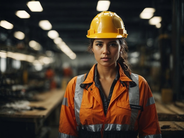 Worker on the work day with costume generated by AI