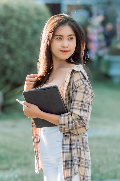 Working women Standing poses while working