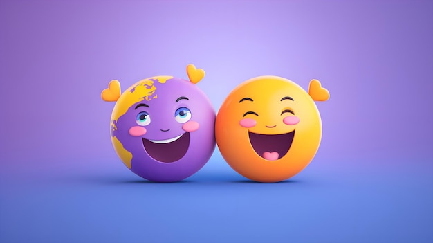 world 3d emoji