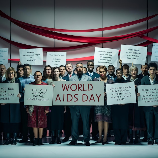 Photo world aids day awareness photo