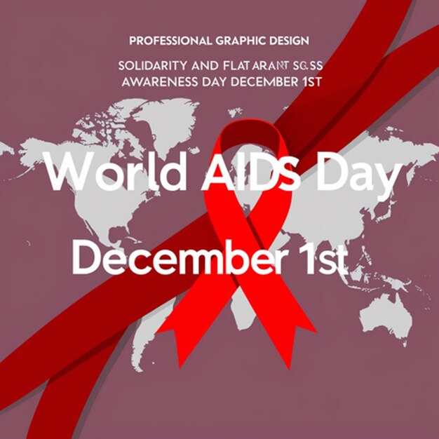 Photo world aids day vektor