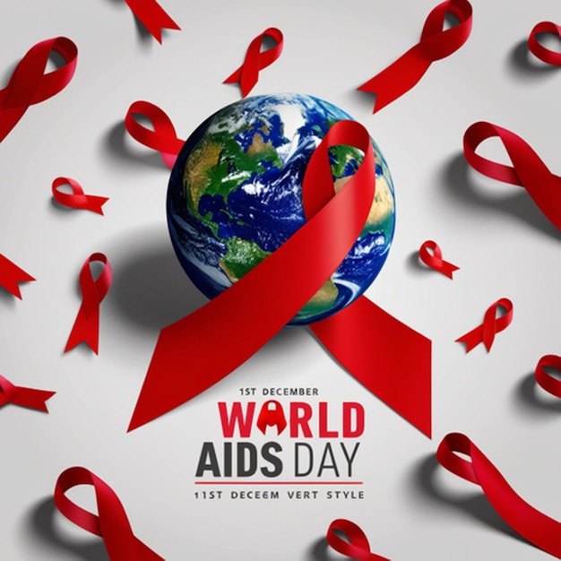 Photo world aids day vektor