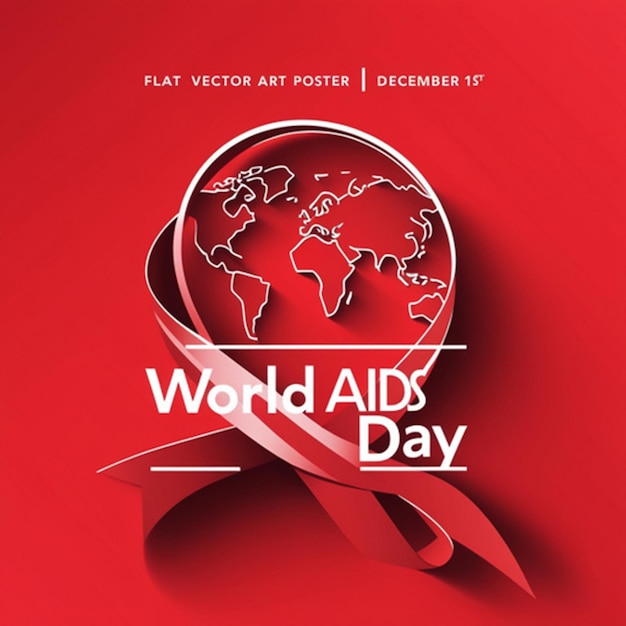 Photo world aids day vektor