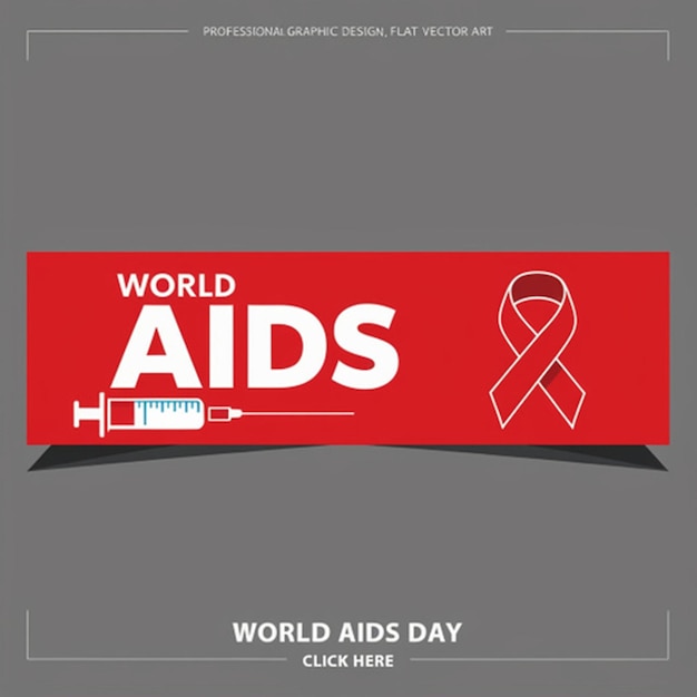 Photo world aids day vektor