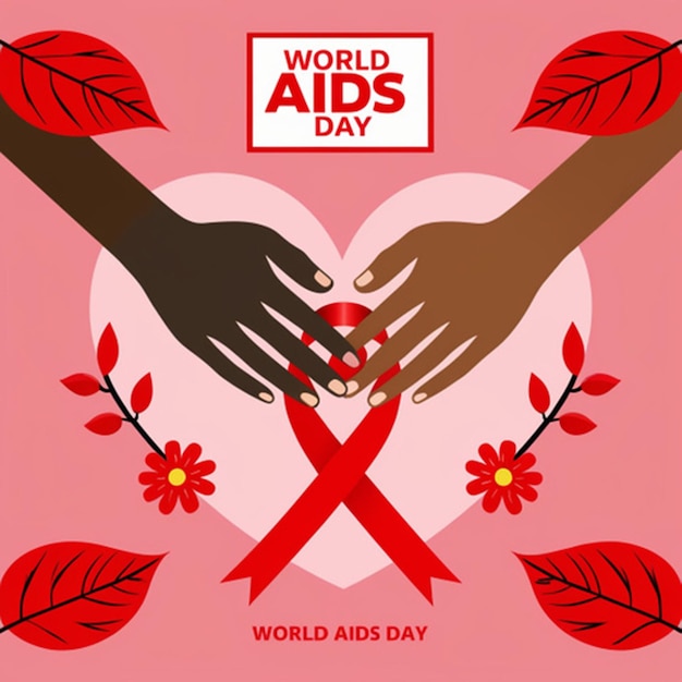 Photo world aids day vektor