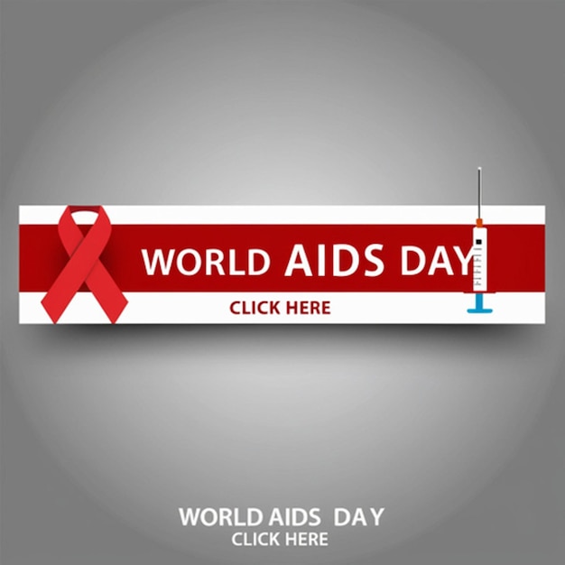 Photo world aids day vektor