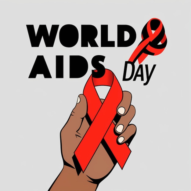 Photo world aids day vektor