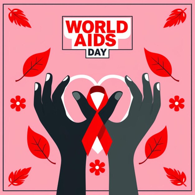 Photo world aids day vektor