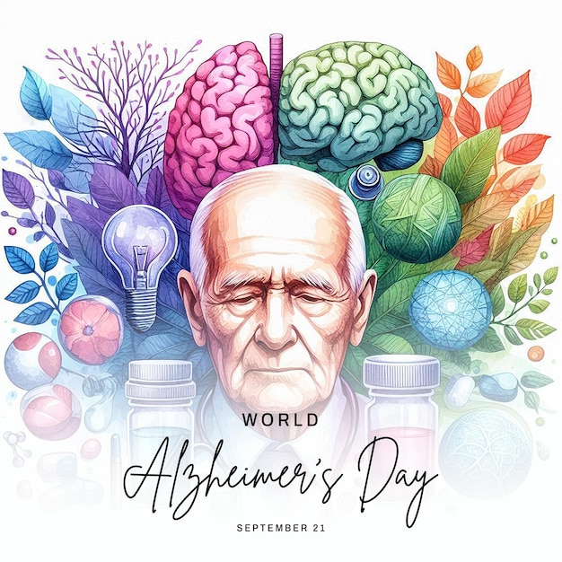 Photo world alzheimer day social media post banner poster template