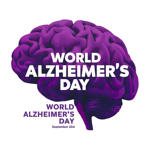 World Alzheimers Day vector design template