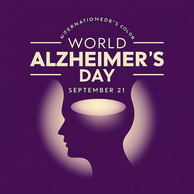 World Alzheimers Day vector design template