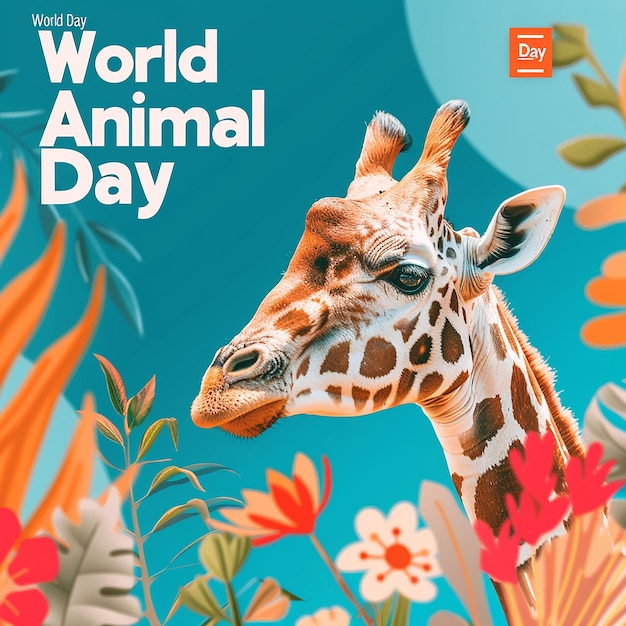 World Animal Day promotional Instagram post template