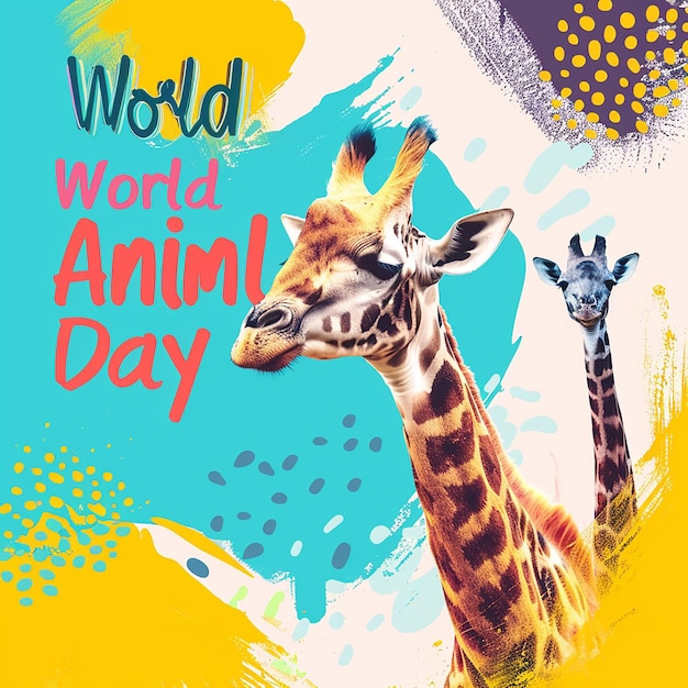 World Animal Day promotional Instagram post template