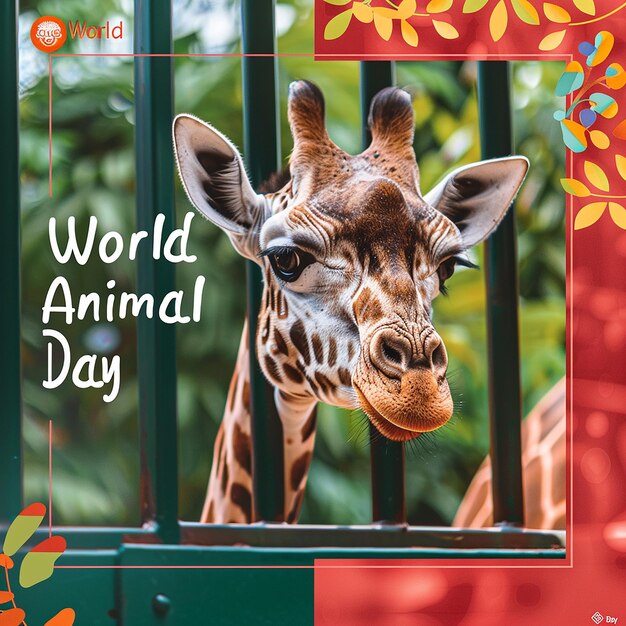 World Animal Day promotional Instagram post template