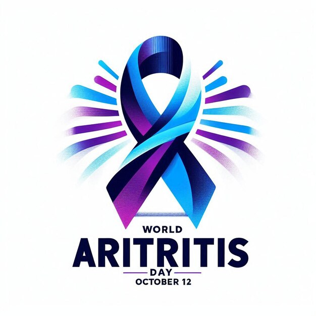 Photo world arthritis day background banner card poster template vector illustration