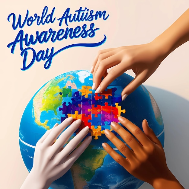 world autism awareness day from ai generative