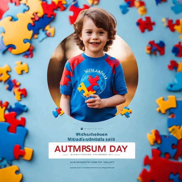 World Autism Awareness Day social media story template