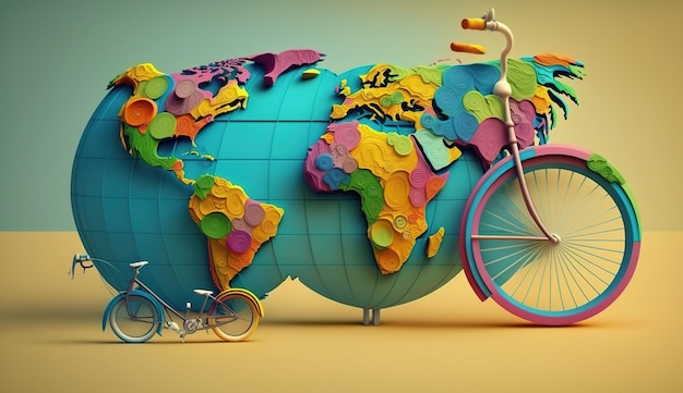 World Bicycle Day Go Green Save Environmentx9