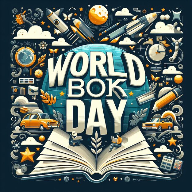 Photo world book day free photo image and world book day background