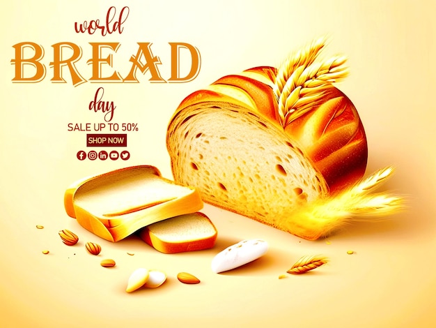 world Bread Day background