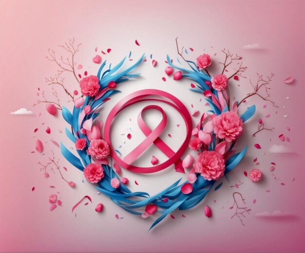 World Cancer day template design by artificial intelligence