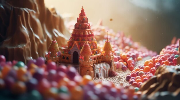 World of candies lollipops and frosting A fairytale children's kingdom of sweets myths and legends