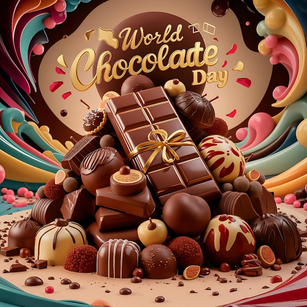 World chocolate day ai generated